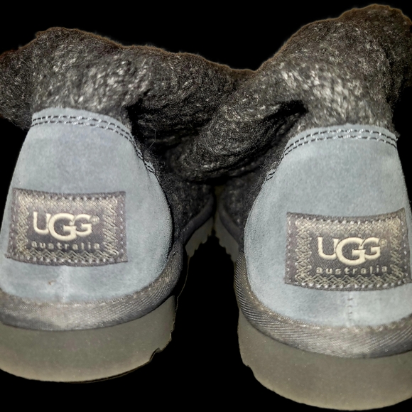 UGG™ Charcoal Lattice Cardy Boots - Picture 3 of 7